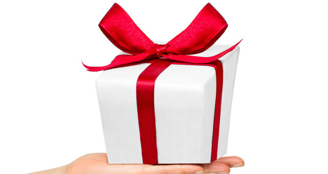 ein schön verpacktes Geschenk